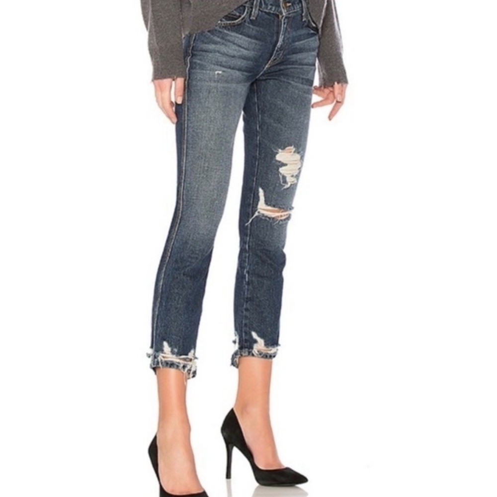 Current/Elliot the cropped straight further destroyed hacked hem 26